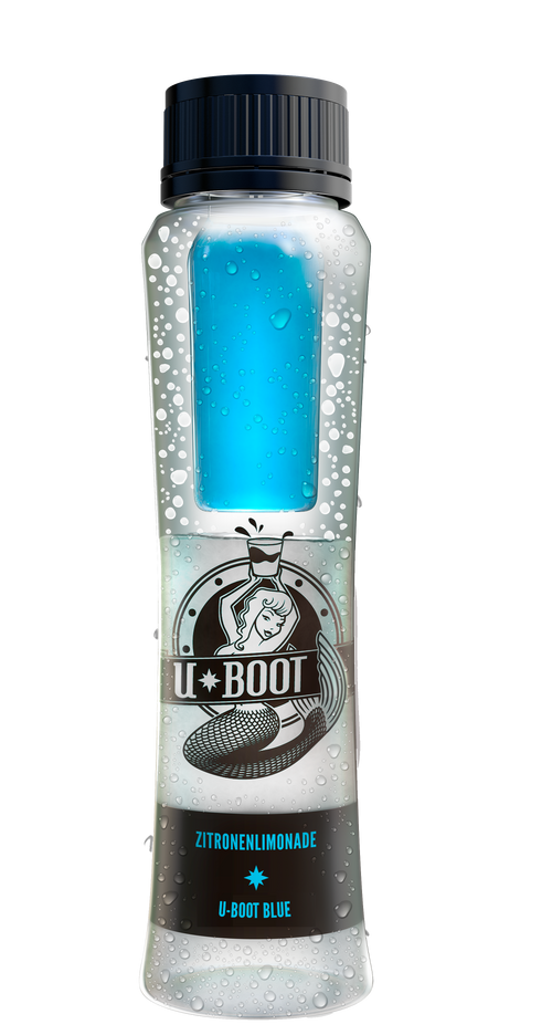 24er U-Boot Karton , Zitronenlimonade U-Boot Blue