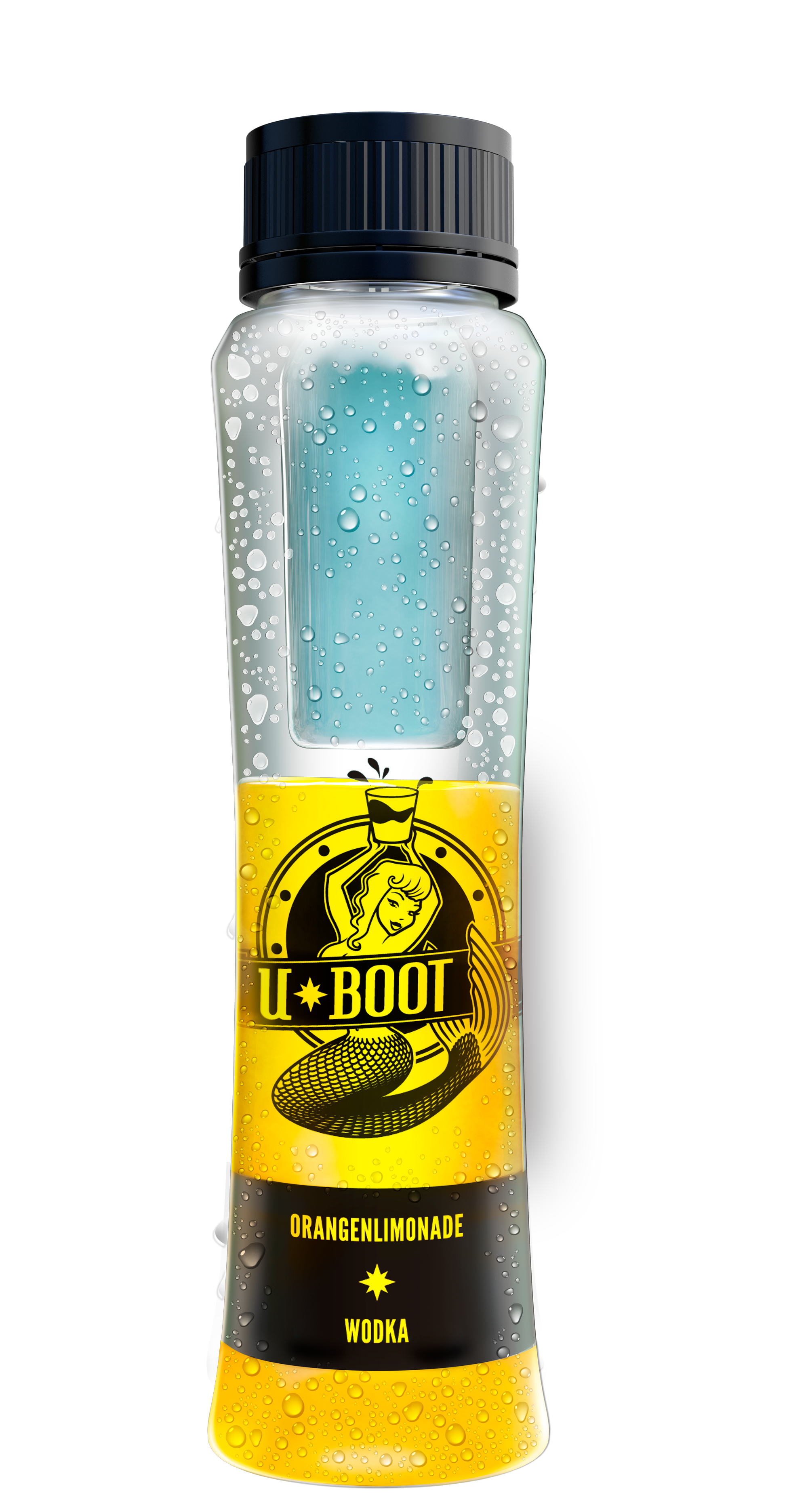 24er U-Boot Karton, Orangenlimonade Wodka