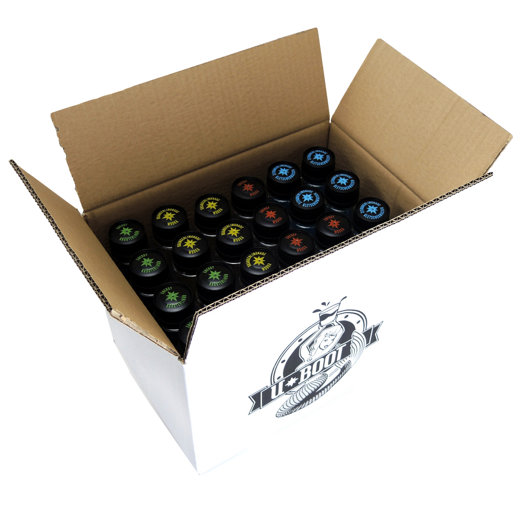 24er U-Boot Karton Energy Wodka